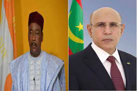 غزواني يبحث مجالات التعاون مع رئيس جمهورية النيجر