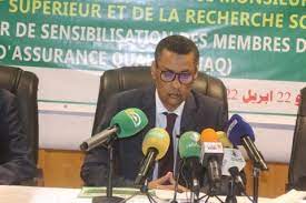 وزير التعليم العالي والبحث العلمي، محمد الأمين ولد آبي ولد الشيخ الحضرامي