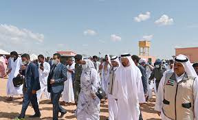 لعيون: أنشطة خيرية بدعم من الهلال الأحمر الإماراتي 