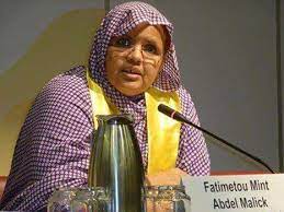 رئيسة جهة نواكشوط فاطمة بنت عبد المالك