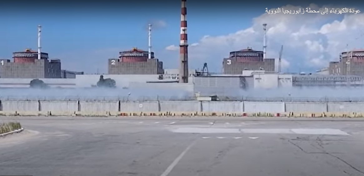 محطة زابوريجيا النووية بأوكرانيا (يورونيوز)