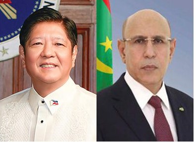 غزواني يهنئ الرئيس الفلبيني بالعيد الوطني لبلاده