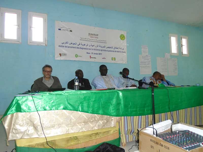 مشروع الدعم المؤسسي في موريتانيا من أجل المرونة الزراعية والرعوية.