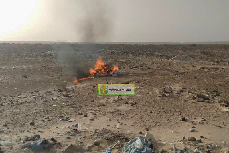 أطار: اتلاف كمية من المواد منتهية الصلاحية كانت مخزنة في أحد الحوانيبت