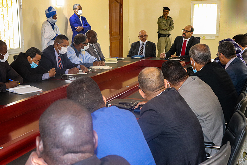 معالي وزير الوظيفة العمومية والعمل السيد محمد ولد عبد الله ولد عثمان