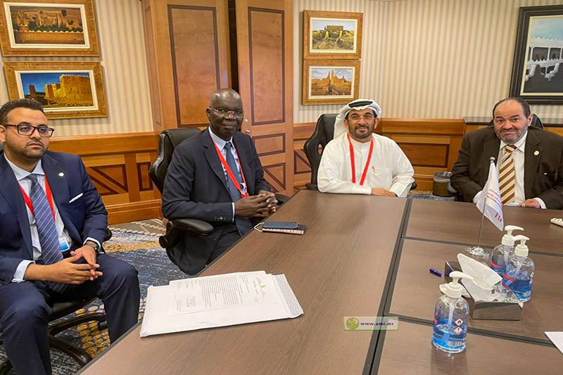 وزير الشؤون الاقتصادية يبحث علاقات التعاون مع رئيس الهيئة العربية اللاستثمار والإنماء الزراعي
