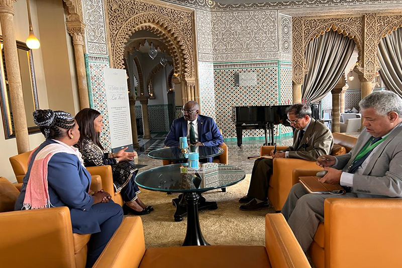 وزير الخارجية يبحث تعزيز التعاون مع نظيرته البيساو غينية في الرباط