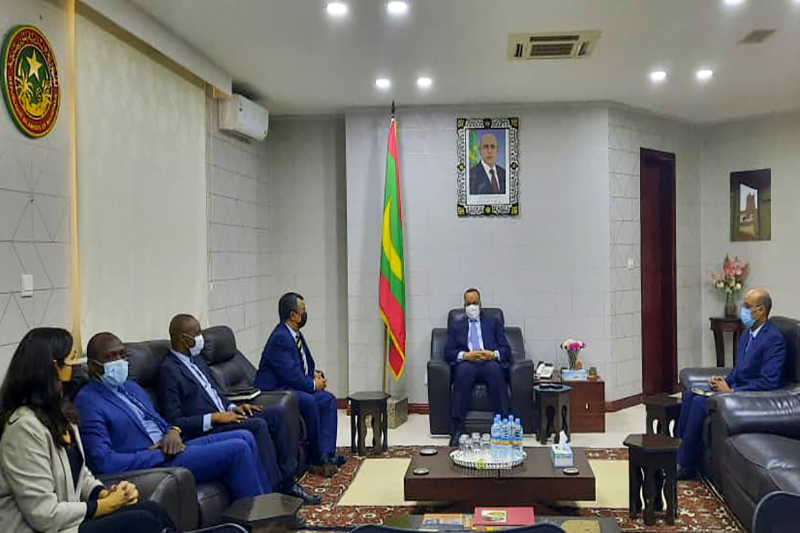 وزير الخارجية يلتقي مع الممثل الخاص للأمين العام للأمم المتحدة في غرب إفريقيا