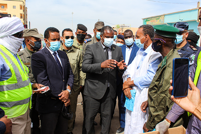 والي انواكشوط الشمالية يتفقد سير الالتزام بالإجراءات الاحترازية ضد كورونا 