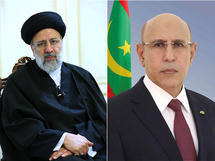 غزواني يؤكد حرص موريتانيا على تعزيز علاقاتها مع إيران