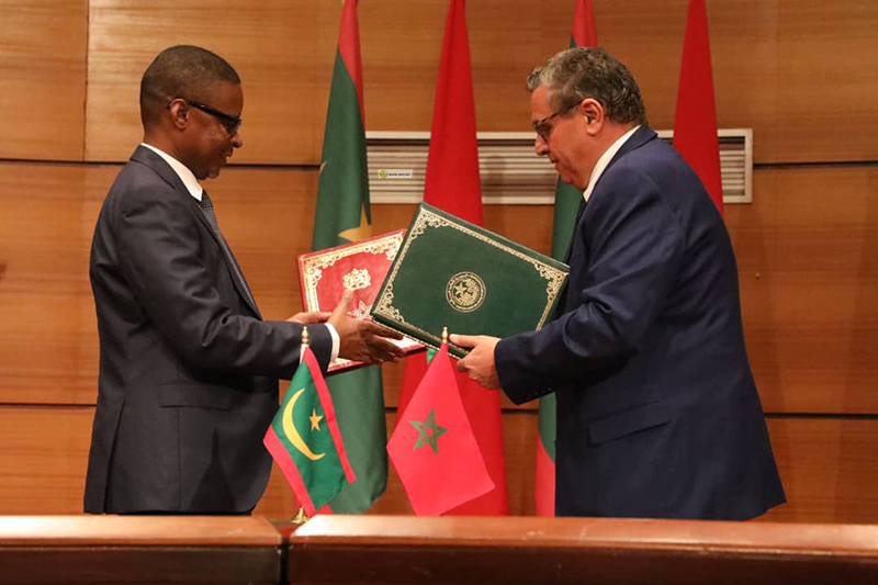 اللجنة العليا الموريتانية المغربية تتوج أشغالها بالتوقيع على عدد من الاتفاقيات 