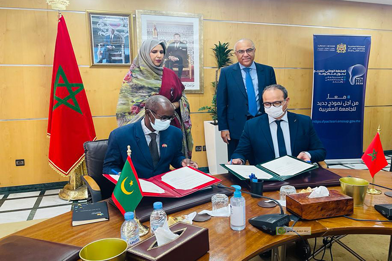 اتفاقية تعاون بين موريتانيا والمغرب على مستوى الخدمات الجامعية 