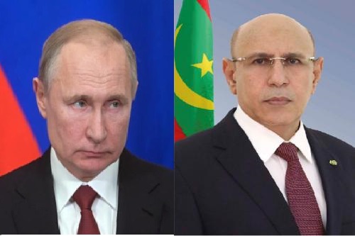 غزواني يهنئ بوتين بالعيد الوطني لروسيا