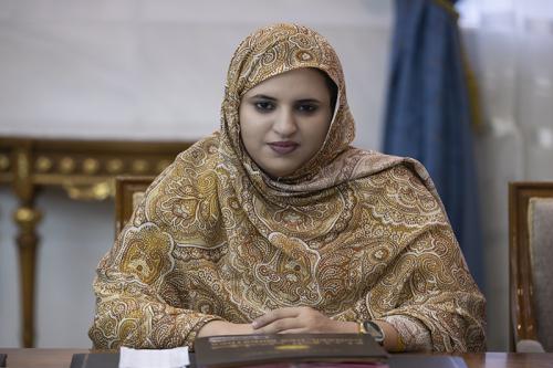 وزيرة العمل الاجتماعي والطفولة والأسرة، صفية بنت انتهاه