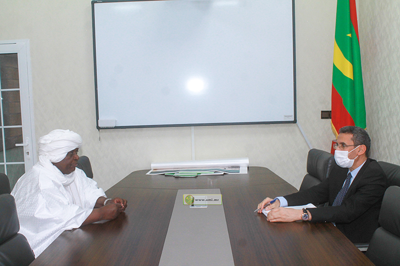 وزير المالية يبحث مجالات التعاون مع وزير التجارة والصناعة المالي