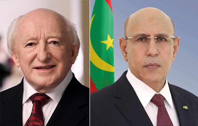 موريتانيا تهنئ بالعيد الوطني لإيرلندا 
