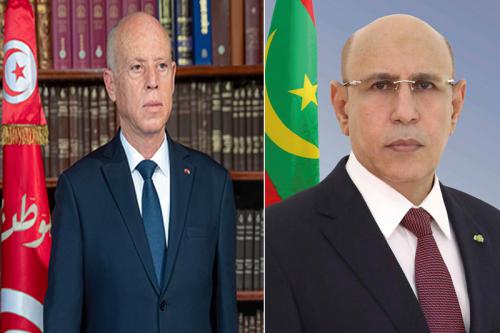 غزواني يجدد حرص موريتانيا على تعزيز التعاون مع تونس 