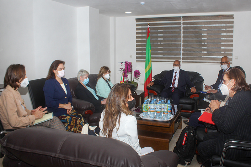 وزير الزراعة يبحث تعزيز التعاون مع كاتبة الدولة الإسبانية للتعاون الدولي