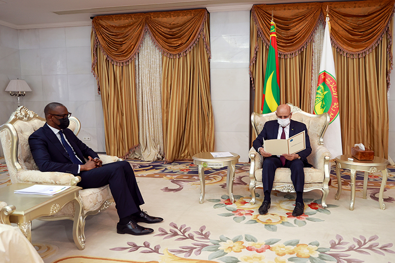 غزوني يتسلم رسالة من رئيس السلطة الانتقالية بمالي