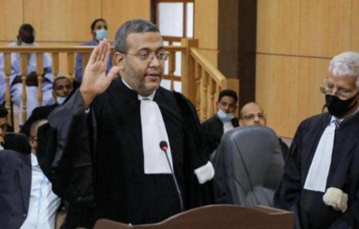 نجل العلامة محمد سالم ولد عدود يؤدي اليمن في سلك المحامين