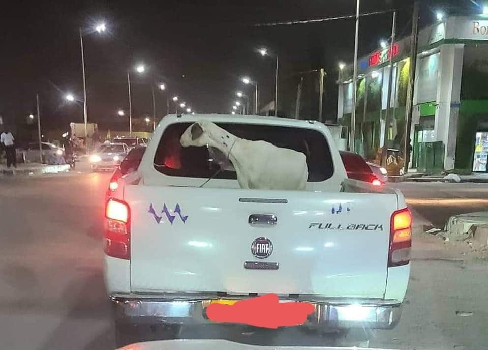 صورة السيارة التي تم تداولها عبر مواقع التواصل الاجتماعي