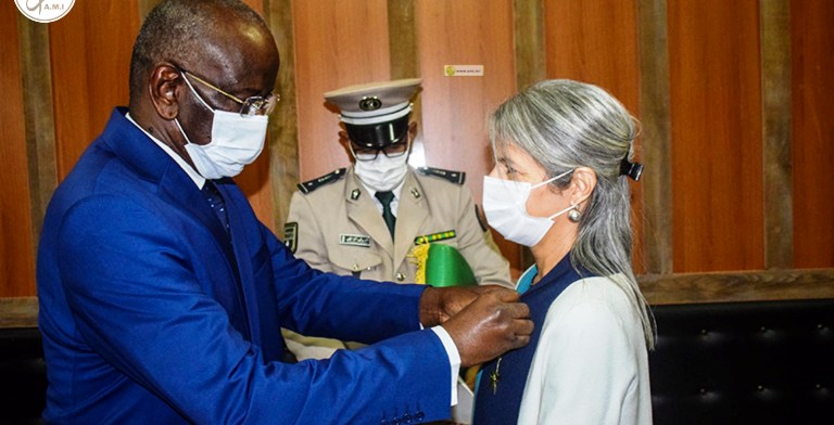 توشيح ممثلة المفوضية السامية للأمم المتحدة بمناسبة انتهاء مأموريتها