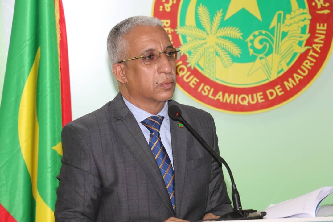 المختار داهي وزير الثقافة والشباب و الرياضة و العلاقات مع البرلمان الناطق الرسمي باسم الحكومة الموريتانية 