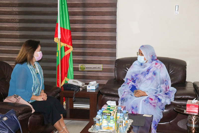 سفيرة اسبانيا بنواكشوط تعرب عن استعدادها لتطوير التعاون مع جهة نواكشوط