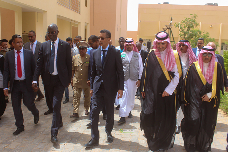 وفد من الصندوق السعودي للتنمية يدشن منشآت خدمية بجامعة نواكشوط 