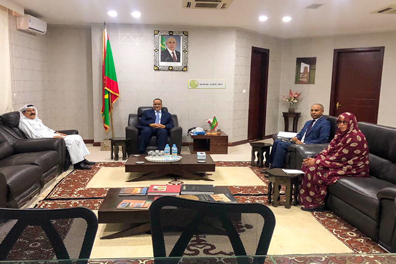 مباحثات بين وزير الخارجية  والسفير الكويتي بنواكشوط 