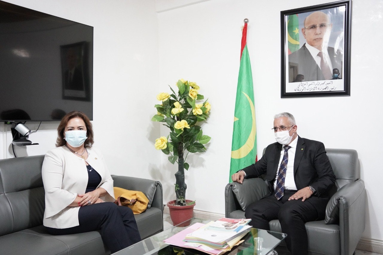 وزير الصحة يبحث مجالات التعاون مع سفيرة إسبانيا بنواكشوط