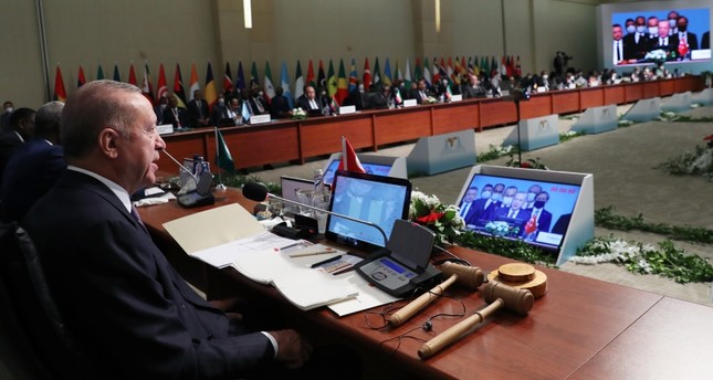 الرئيس التركي يتعهد بمضاعفة التبادل التجاري بين إفريقيا وتركيا 