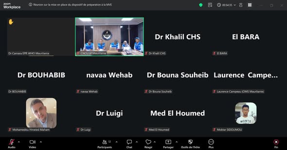 اجتماع لتقييم مستوى الاستعداد الوطني إزاء مرض فيروس"  إيبولا"