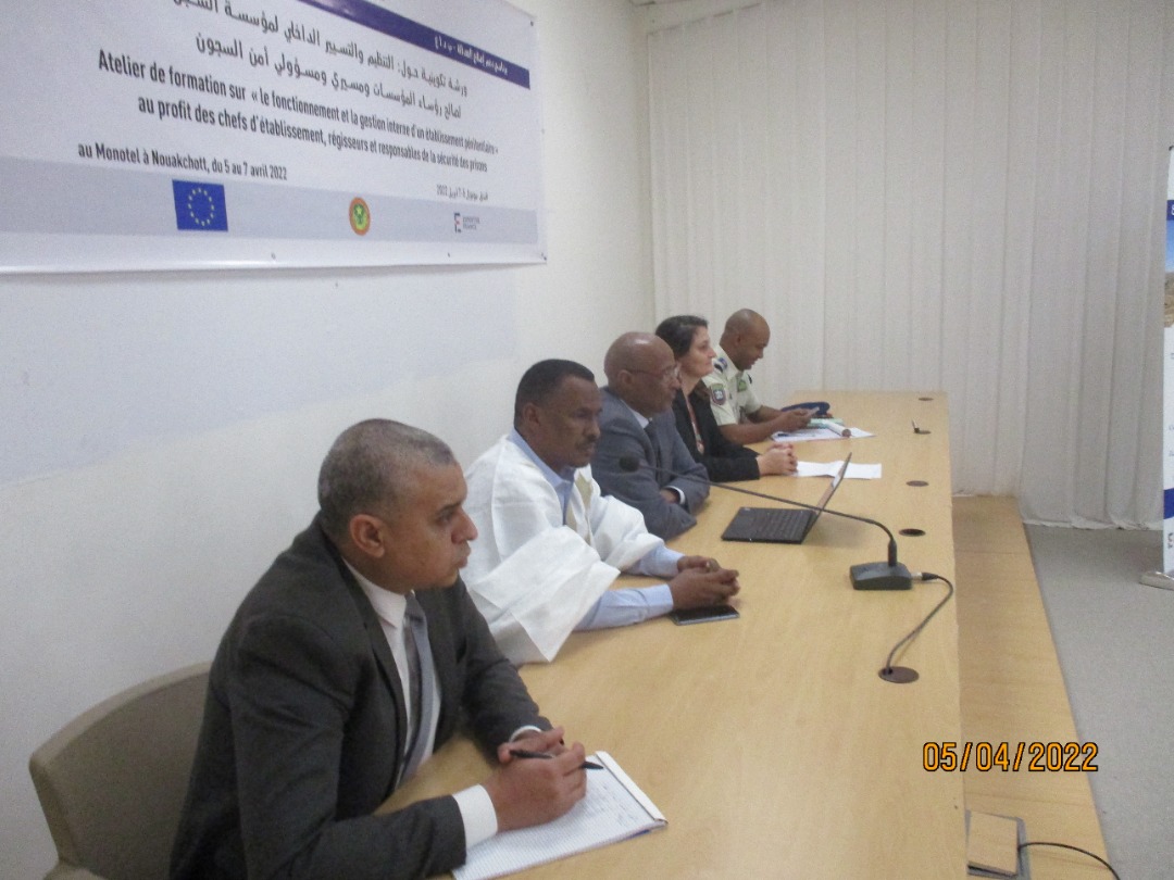 نواكشوط: ورشة تكوينية لصالح رؤساء ومسيري ومسؤولي أمن السجون 