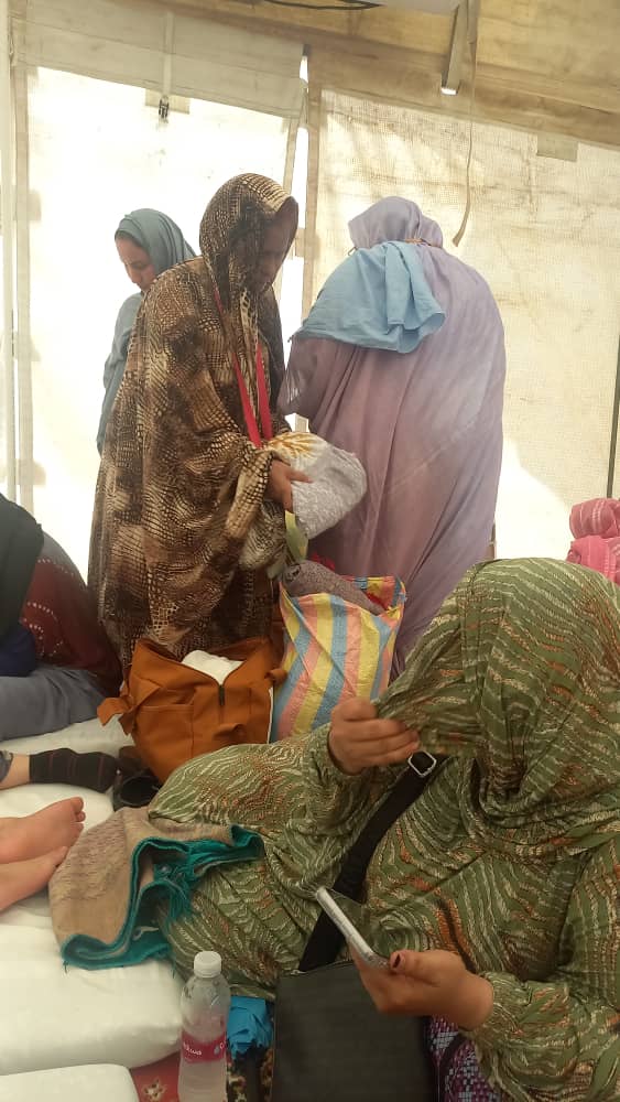 صورة من مخيم منى