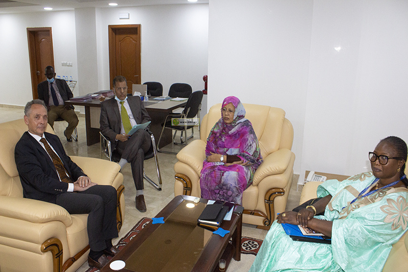 مفوضة الأمن الغذائي تبحث أوجه التعاون مع ممثل اليونيسيف