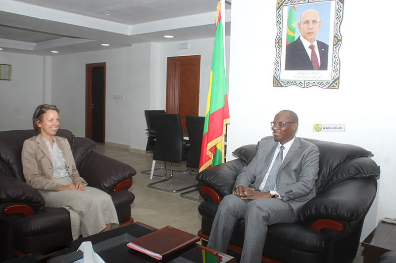 وزير الزراعة يبحث أوجه التعاون مع السفيرة الألمانية