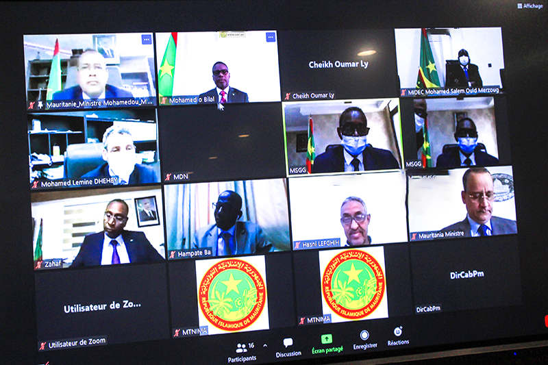 اجتماع اللجنة الوزارية المكلفة بمتابعة كورونا عبر تقنية الفيديو 